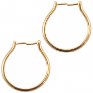 Anillo met&aacute;lico DQ Dorado (sin n&iacute;quel)