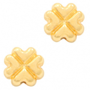 Abalorios metálicos DQ 4 corazónes Dorados (sin níquel)