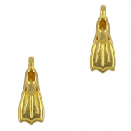 Colgantes met&aacute;licos DQ aleta Dorado (sin n&iacute;quel)