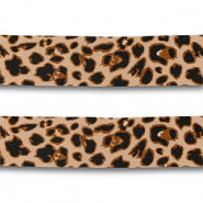 Bandana leopardo Beige-marr&oacute;n-negro