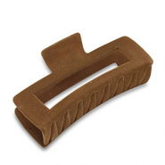 Accesorios pinza para el pelo terciopelo Marrón oscuro