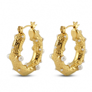 Pendientes Acero Inox Dorado