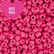 Rocalla cristal 8/0 (3mm) Rosa tulip&aacute;n