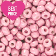 Rocalla cristal 12/0 (2mm) Rosa ramo de flores