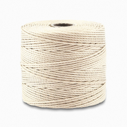 Hilo nylon S-Lon 0.5mm Blanco crema de vainilla