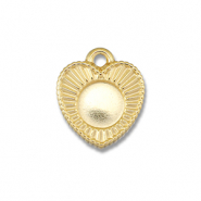 BY31&reg; Colgantes Acero Inox con engaste para SS20 base plana Dorado