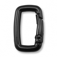 Fornituras coloridas de llavero rect&aacute;ngulo Negro