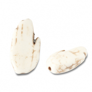 Abalorios de cer&aacute;mica mano Blancuzco