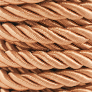 Cordón trendy espiral 10mm Marrón camel