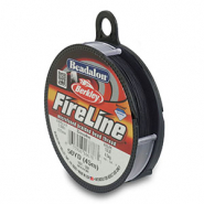 Beadalon hilo para enfilar Fireline 0.20mm Negro