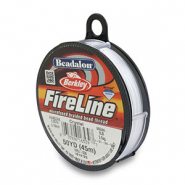 Beadalon hilo para enfilar Fireline 0.20mm Blanco