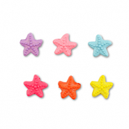 Abalorios metálicos esmalte estrella de mar Multicolor