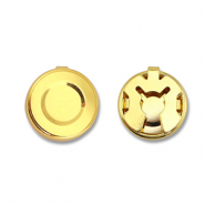 Cubrebotones de lat&oacute;n Eco-brass&reg; Dorado