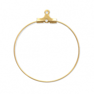 Fornituras Acero Inox pendientes criollas Dorado