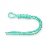 Llavero paracord Turquesa menta-blanco