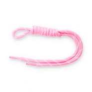 Llavero paracord Rosa-blanco