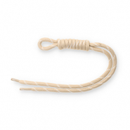 Llavero paracord Beige-blanco