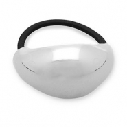 Accesorios para el pelo Coleteros para pelo con metálico Plateado-negro