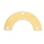 Colgantes metálicos DQ Eco-brass® entrepieza Dorado (sin níquel)