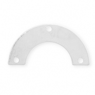 Colgantes metálicos DQ Eco-brass® entrepieza Plateado vieja (sin níquel)