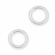 Fornituras met&aacute;licos DQ anillas Plateado vieja (sin n&iacute;quel)