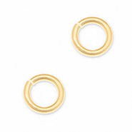 Fornituras met&aacute;licos DQ anillas Dorado (sin n&iacute;quel)