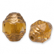 Abalorios Checos FPB óvalo 7x6mm Topaz