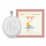 BY31® Colgantes Acero Inox luna Plateado