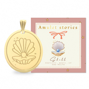 BY31® Colgantes Acero Inox concha Dorado