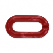 Cadena acr&iacute;lica de 20 mm con eslabones sueltos Burdeos