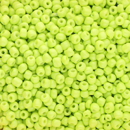 Rocalla cristal 6/0 (4mm) Amarillo limón