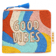 BY31® Neceser "Good vibes" Dorado-blanco-azul-multicolor