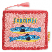 BY31® Neceser "Sardines" Rosa claro-rojo-azul-dorado