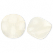 Abalorios acr&iacute;licos org&aacute;nico Blancuzco