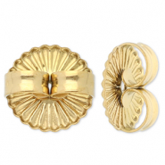 Fornituras acero inox cierre de pendientes Dorado