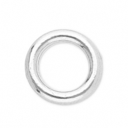 Fornituras acero inox anillo cerrado 5mm Plateado