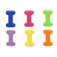 Abalorios alfabeto acrílico letra I Multicolor