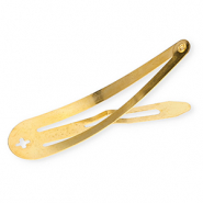 Fornituras metálicas horquilla clip para el pelo con ojo Dorado