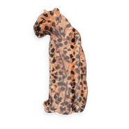 Accesorios pinza para el pelo leopardo Marrón nacarado-negro