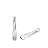 Colgantes met&aacute;licos DQ&reg; barra Plateado vieja (sin n&iacute;quel)