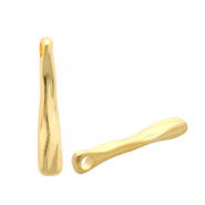 Colgantes met&aacute;licos DQ&reg; barra Dorado (sin n&iacute;quel)