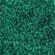 Rocalla cristal 8/0 (3mm) Verde transparente