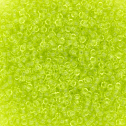 Rocalla Miyuki 15/0 Transparent Chartreuse 15-0143