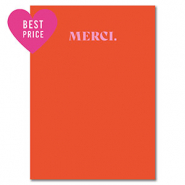 BY31® Tarjetas para joyería "Merci" Rojo-rosa claro
