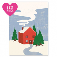 Tarjetas para joyería casa Rojo-verde-azul