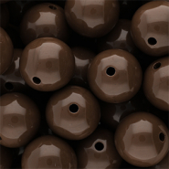 DQ Abalorios acr&iacute;licos 20 mm brillante Cappuccino 19-1220 TCX