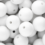 DQ Abalorios acr&iacute;licos 18 mm brillante Snow white 11-0602 TCX