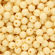 DQ Abalorios acr&iacute;licos 10 mm brillante Pastel yellow 11-0616 TPG