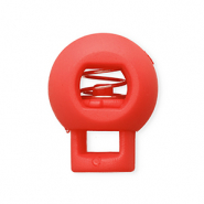 Fornituras coloridas abalorio stopper para cordón bola Rojo