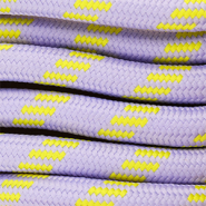 Paracord trendy 8mm P&uacute;rpura lavanda-amarillo